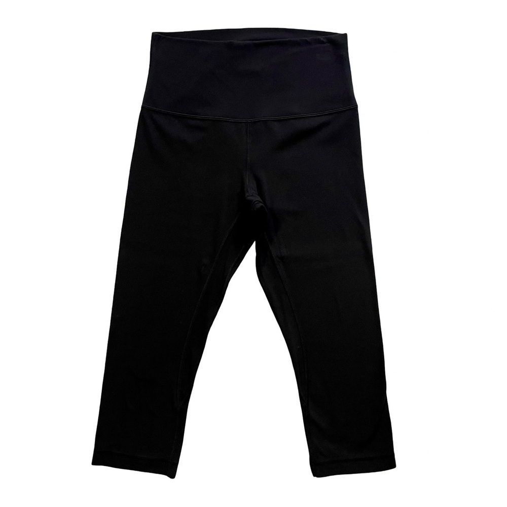 Lululemon Wunder Under Crop Black Leggings Size 2